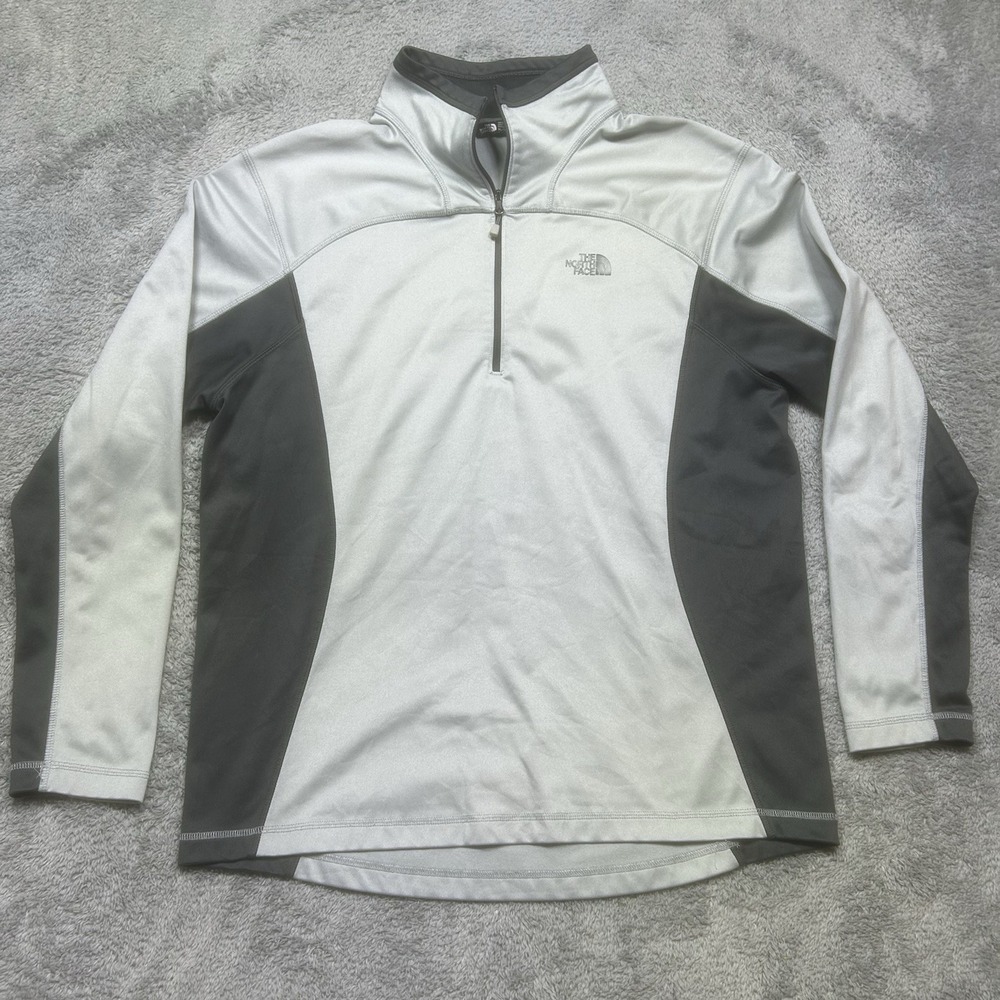 North Face Pullover Men's XL Gray Tech Glacier 1/4 Zip Outdoor Hiking NF00CP4A